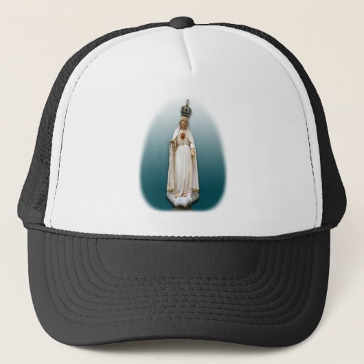 Unsere Dame des Fatima-Gewohnheits-Shirts Truckerkappe (Vorderseite)