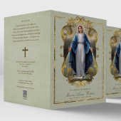 Unsere Dame des Grace-Beerdigungsprogramms Karte