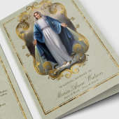 Unsere Dame des Grace-Beerdigungsprogramms Karte