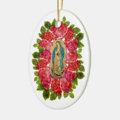 Unsere Dame des Guadalupe-Ornaments Keramik Ornament (Links)