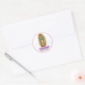 Unsere Dame des Guadalupe-Sticker Runder Aufkleber (Umschlag)