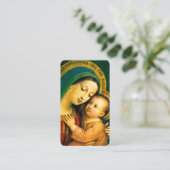 Unsere Dame des guten Anwalts mit dem Gebet Begleitkarte (Stehend Vorderseite)