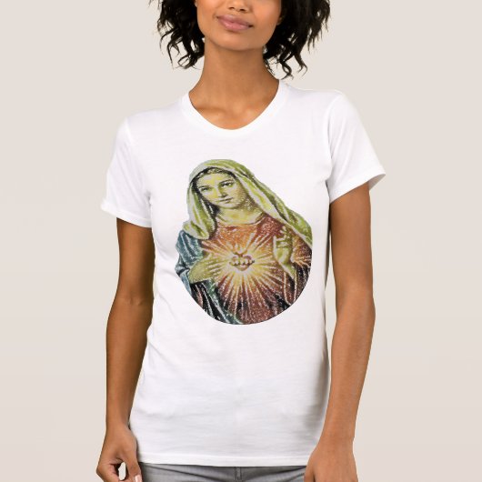 Unsere Dame des heiligen Herzens T-Shirt (Vorderseite)