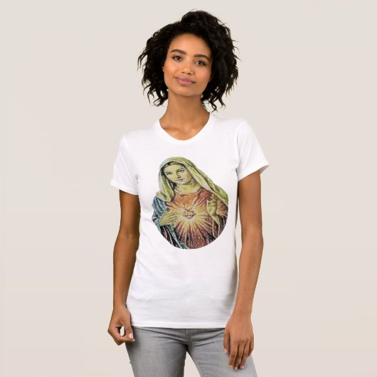 Unsere Dame des heiligen Herzens T-Shirt (Vorne ganz)