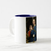 Unsere Dame des heiligsten Sakraments Zweifarbige Tasse (Vorderseite Links)