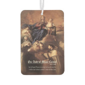 Unsere Dame des Karmel-Gebets Autolufterfrischer (Rückseite)