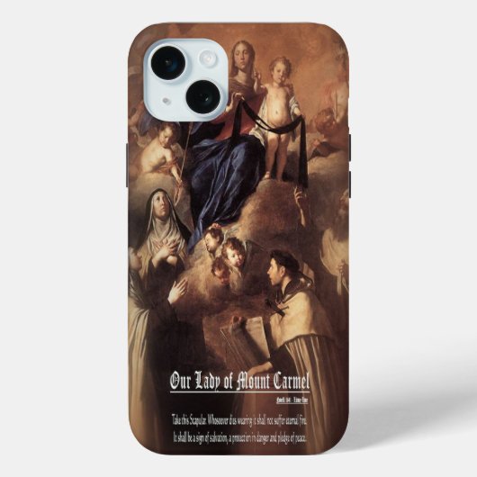 Unsere Dame des Karmel-Gebets Case-Mate iPhone Hülle (Rückseite)