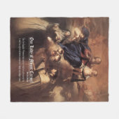 Unsere Dame des Karmel-Gebets Fleecedecke (Vorderseite (Horizontal))