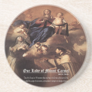 Unsere Dame des Karmel-Gebets Getränkeuntersetzer
