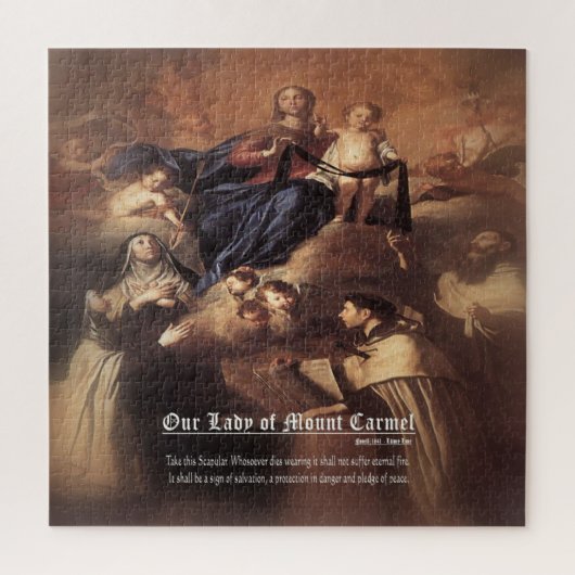 Unsere Dame des Karmel-Gebets Puzzle (Vertikal)
