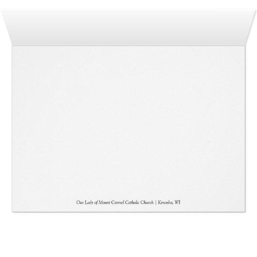 Unsere Dame des Monte Carmel Katholik Kenosha WI (Innenansicht Horizontal (Unten))