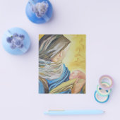 Unsere Dame des Schweigens hält das Baby Jesus Flyer (Einzeln)