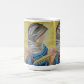 Unsere Dame des Schweigens hält das Baby Jesus Kaffeetasse (Mittel)