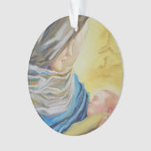 Unsere Dame des Schweigens hält das Baby Jesus Ornament (Vorderseite)