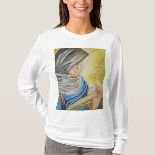 Unsere Dame des Schweigens hält das Baby Jesus T-Shirt