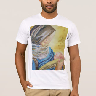 Unsere Dame des Schweigens hält das Baby Jesus T-Shirt