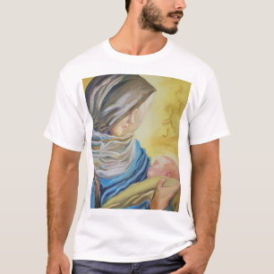 Unsere Dame des Schweigens hält das Baby Jesus T-Shirt