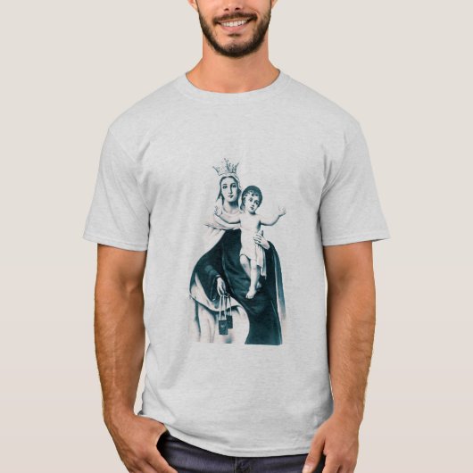 Unsere Dame des T - Shirt des Monte Carmel (Vorderseite)