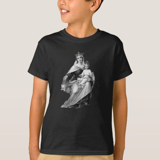 Unsere Dame des T - Shirt des Monte Carmel (Vorderseite)