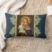 Unsere Dame des tadellosen u. traurigen Herzens Lendenkissen (Decke)