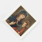 Unsere Dame des Trostes Jungfrau Mary Jesus Serviette (Ecke)