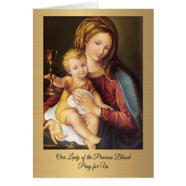 Unsere Dame des wertvollen Bluts von Jesus (Vorne)