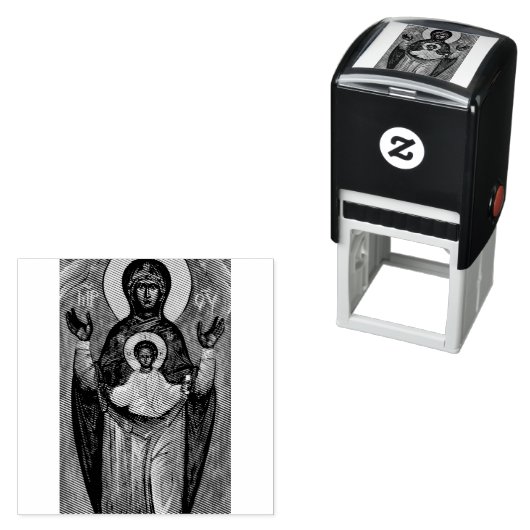 Unsere Dame des Zeichens Permastempel (Beispiel)