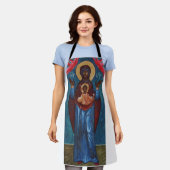 Unsere Dame des Zeichens Schürze (Getragen)