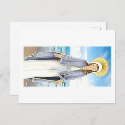 Unsere Dame, die Stern der Postkarten des Meeres (Vorne/Hinten)