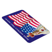 Unsere Dame Fatima MAKE AMERICA PRAY WIEDER FLAG Magnet (Rechte Seite)