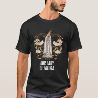Unsere Dame Fatima Marian Katholic T-Shirt