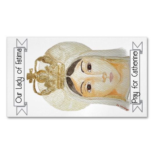 Unsere Dame Fatima Prayer Magnet (Vorderseite)