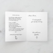 Unsere Dame Guadalupe Gebet zur Heilung wird gut Karte (Innenseite)