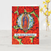 Unsere Dame Guadalupe Gebet zur Heilung wird gut Karte (Gelbe Blume)