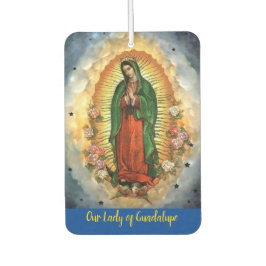 Unsere Dame Guadalupe & Jesus Sacred Herzwagen Autolufterfrischer