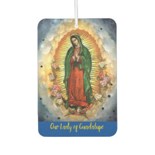 Unsere Dame Guadalupe & Jesus Sacred Herzwagen Autolufterfrischer