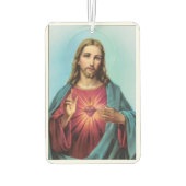 Unsere Dame Guadalupe & Jesus Sacred Herzwagen Autolufterfrischer (Rückseite)