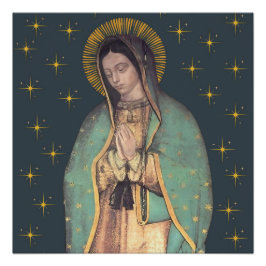 Unsere Dame Guadalupe Jungfrau Mary Glossy Poster