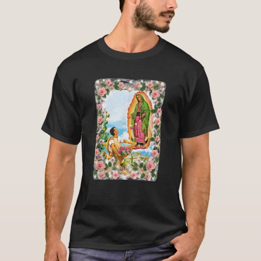 Unsere Dame Guadalupe Jungfrau Mary Katholic Beaut T-Shirt (Vorderseite)