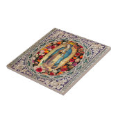 Unsere Dame Guadalupe Jungfrau Mary Katholic Lace Fliese (Seite)