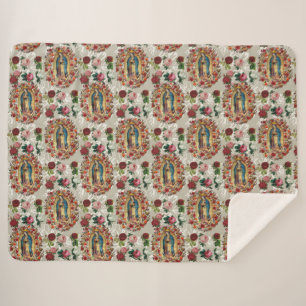 Unsere Dame Guadalupe Jungfrau Mary Katholische He Sherpadecke