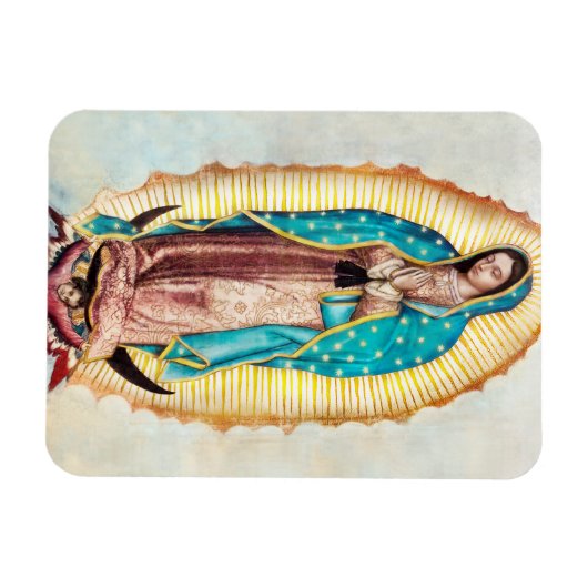Unsere Dame Guadalupe Magnet (Horizontal)