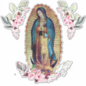 Unsere Dame Guadalupe, Nuestra Señora de Guadalupe Aufkleber (Vorderseite)