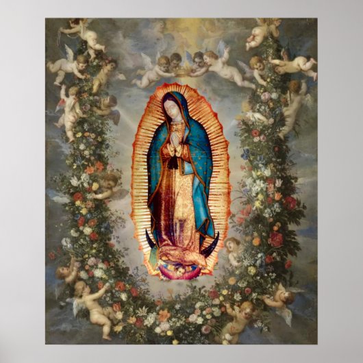 Unsere Dame Guadalupe, Nuestra Señora de Guadalupe Poster (Vorne)