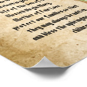 Unsere Dame Guadalupe, Nuestra Señora de Guadalupe Poster (Ecke)