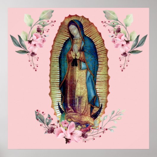 Unsere Dame Guadalupe, Nuestra Señora de Guadalupe Poster (Vorne)