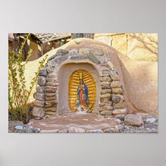 Unsere Dame Guadalupe, Ranchos De Taos, New Mexico Poster (Vorne)