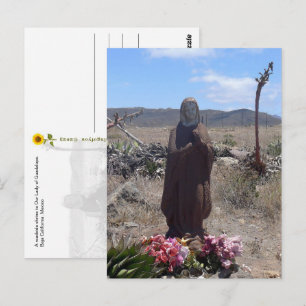 Unsere Dame Guadalupe Roadside Shrine - Postkarte