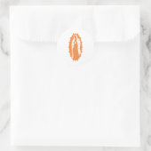 unsere Dame Guadalupe Runder Aufkleber (Tasche)