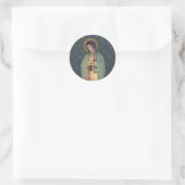 Unsere Dame Guadalupe Rundsticker Sheets Runder Aufkleber (Tasche)